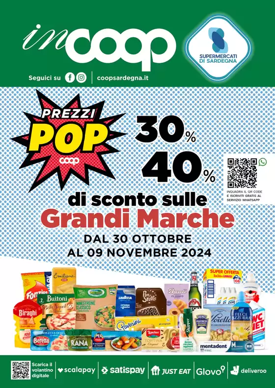 Volantino Coop a Sassari |  Prezzi Pop | 30/10/2024 - 9/11/2024