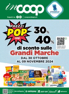 Volantino Coop a Uta |  Prezzi Pop | 30/10/2024 - 9/11/2024