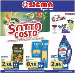 Offerte di Iper e super a San Pietro in Cariano | SOTTOCOSTO + Speciale Enoteca , Superstore in Sigma | 31/10/2024 - 13/11/2024