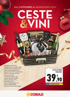 Volantino Conad a Fiumicino | Catalogo ceste e vini | 5/11/2024 - 24/12/2024