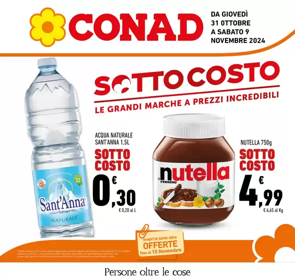 Volantino Conad a Palermo | Sottocosto | 31/10/2024 - 9/11/2024