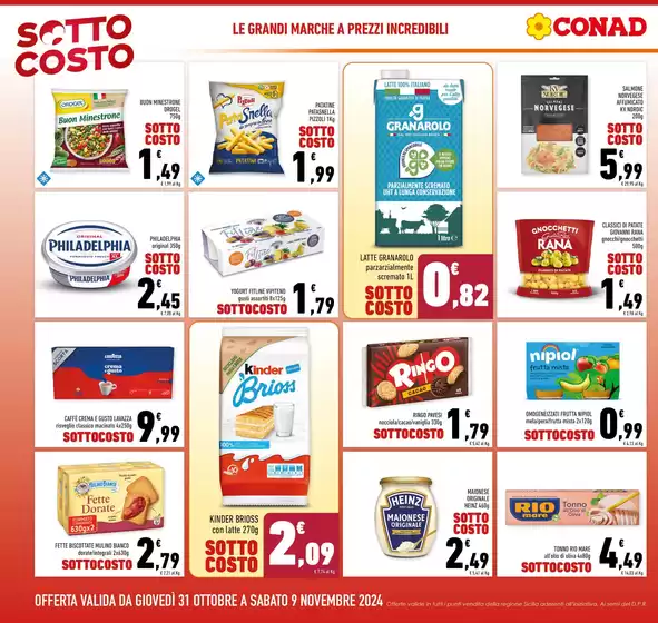 Volantino Conad a Palermo | Sottocosto | 31/10/2024 - 9/11/2024