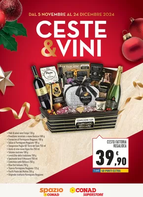 Volantino Spazio Conad a Modena | Catalogo ceste e vini | 5/11/2024 - 24/12/2024