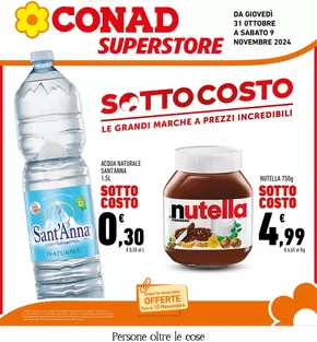 Offerte di Iper e super a Cerda | Sottocosto in Conad Superstore | 31/10/2024 - 9/11/2024