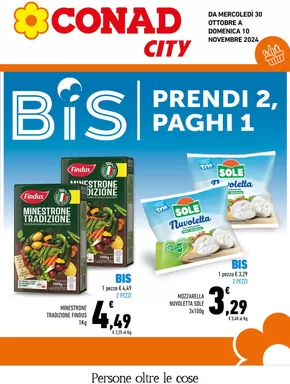 Offerte di Iper e super a Maletto | Prendi 2, Paghi 1 in Conad City | 30/10/2024 - 10/11/2024