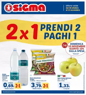 Volantino Sigma a Vignola | 2x1 Prendi 2 paghi 1 | 30/10/2024 - 13/11/2024