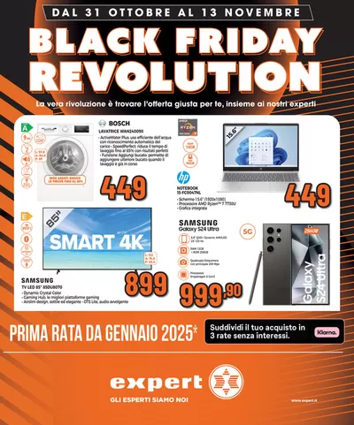 Volantino Expert a Cicciano | Black Friday Revolution! | 31/10/2024 - 13/11/2024