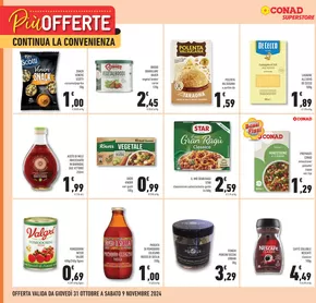 Offerte di Iper e super a Castelliri | Più Offerte continua la Convenienza in Conad Superstore | 31/10/2024 - 9/11/2024