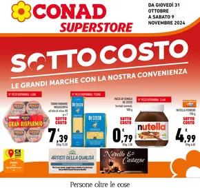 Volantino Conad Superstore a Giurdignano | SOTTOCOSTO | 31/10/2024 - 9/11/2024