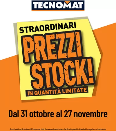 Volantino Tecnomat a Aprilia | Straordinari prezzi stock! | 31/10/2024 - 27/11/2024