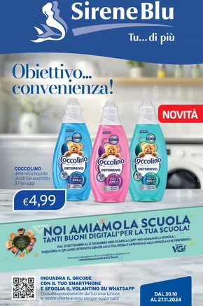 Offerte di Cura casa e corpo a Montebello Vicentino | Obiettivo...convenienza! in Sirene Blu | 29/10/2024 - 27/11/2024