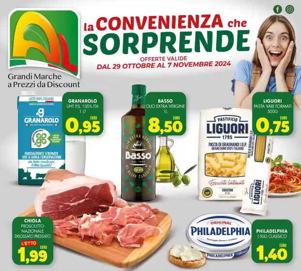 Volantino Al Discount a Soveria Mannelli | La convenienza che sorprende  | 29/10/2024 - 7/11/2024