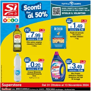 Volantino Si con te superstore a San Martino sulla Marrucina | Sconti fino al 50% | 31/10/2024 - 13/11/2024