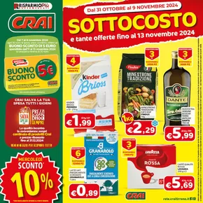 Volantino Crai a Roma | Sottocosto | 31/10/2024 - 9/11/2024