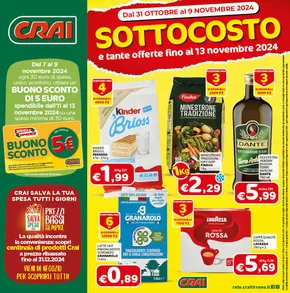 Volantino Crai a Varco Sabino | Sottocosto | 31/10/2024 - 9/11/2024