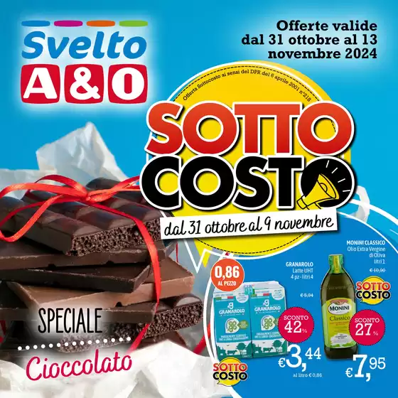 Volantino A&O a Viserbella | SOTTOCOSTO | 31/10/2024 - 13/11/2024