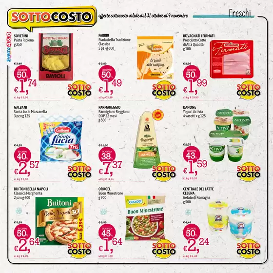 Volantino A&O a Viserbella | SOTTOCOSTO | 31/10/2024 - 13/11/2024