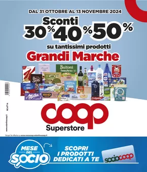 Volantino Coop a Cremenaga | Grandi marche | 31/10/2024 - 13/11/2024