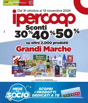 Offerte di Iper e super a Druogno | Grandi marche in Ipercoop | 31/10/2024 - 13/11/2024