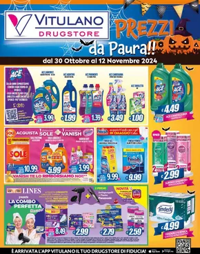 Offerte di Cura casa e corpo a Pomarico | Prezzi da paura!! in Vitulano Drugstore | 30/10/2024 - 12/11/2024