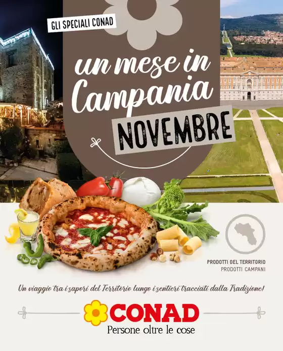 Volantino Conad a Napoli | Un Mese in Campania | 1/11/2024 - 30/11/2024