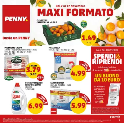 Volantino PENNY a Montauro | Maxi formato | 7/11/2024 - 17/11/2024