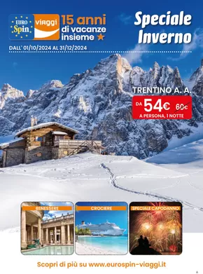 Volantino Eurospin Viaggi a Latina | Speciale Inverno | 30/10/2024 - 31/12/2024