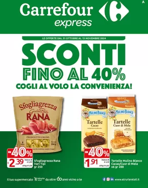 Volantino Carrefour Express a Bardonecchia | Sconti fino al 40% | 31/10/2024 - 13/11/2024