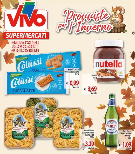 Volantino Vivo Market a Bracciano | Provviste per l'inverno | 31/10/2024 - 13/11/2024