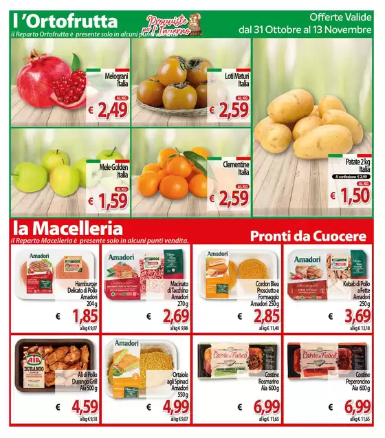 Volantino Vivo Market a Bracciano | Provviste per l'inverno | 31/10/2024 - 13/11/2024