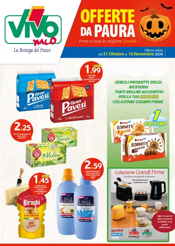 Volantino Vivo Supermercati a Oristano | Offerte da paura | 31/10/2024 - 10/11/2024