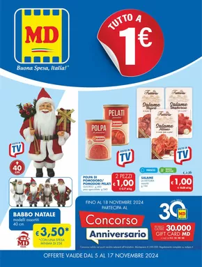 Volantino MD a Savignano sul Rubicone | Tutto a 1€ | 5/11/2024 - 17/11/2024