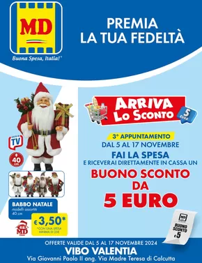 Volantino MD a Vazzano | Arriva lo sconto | 5/11/2024 - 17/11/2024