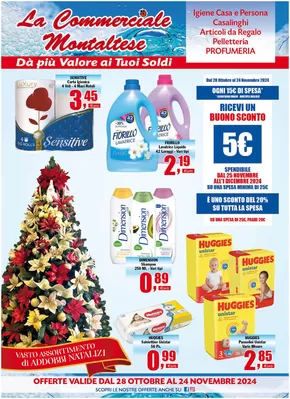 Offerte di Cura casa e corpo a Montalto Uffugo | Ricevi un buono sconto 5 euro  in La Commerciale Montaltese | 31/10/2024 - 24/11/2024