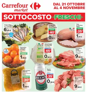 Volantino Carrefour Market a Pettorano sul Gizio | Sottocosto freschi  | 1/11/2024 - 4/11/2024