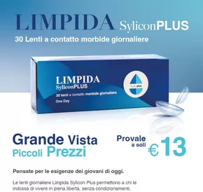 Offerte di Salute e Benessere a San Cipriano Picentino | Limpida syliconPLUS in Lama Optical | 31/10/2024 - 31/12/2024