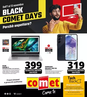 Offerte di Elettronica a Bologna | Black Comet days! in Comet | 1/11/2024 - 13/11/2024