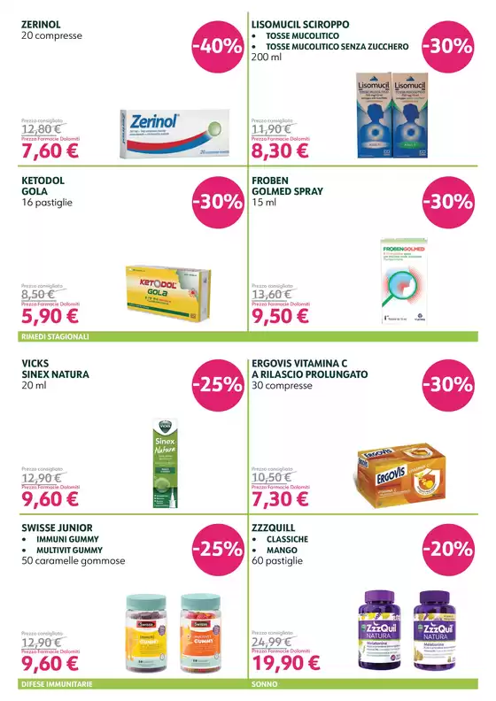 Volantino Farmacie Dolomiti a Belluno | Le offerte di Novembre | 1/11/2024 - 30/11/2024