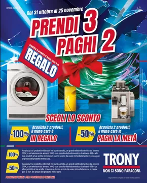 Volantino Trony a Campo Calabro | Prendi 3 paghi 2 | 1/11/2024 - 25/11/2024