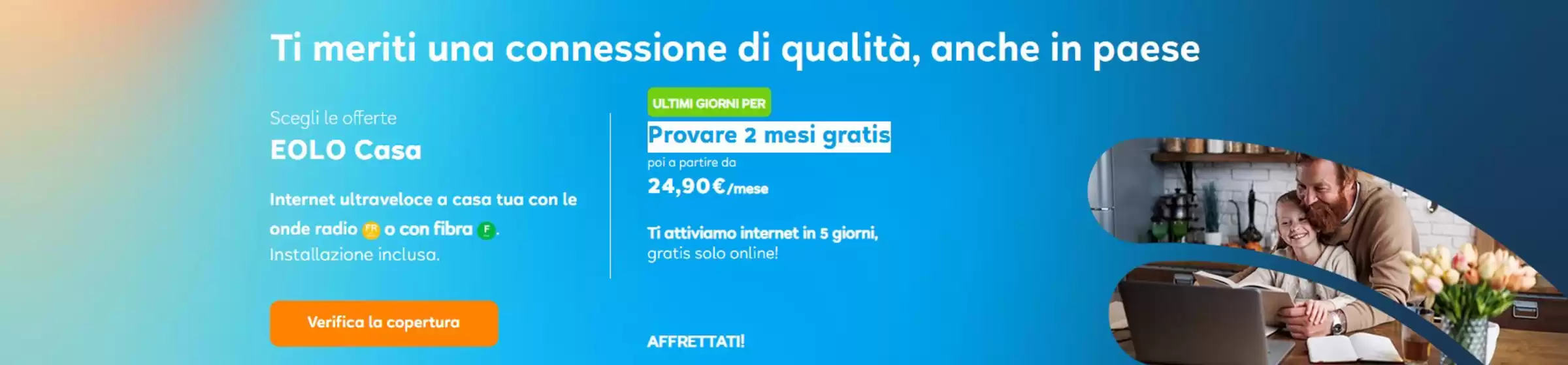 Volantino Eolo a Genova | Ti meriti una connessione di qualità, anche in paese | 1/11/2024 - 30/11/2024