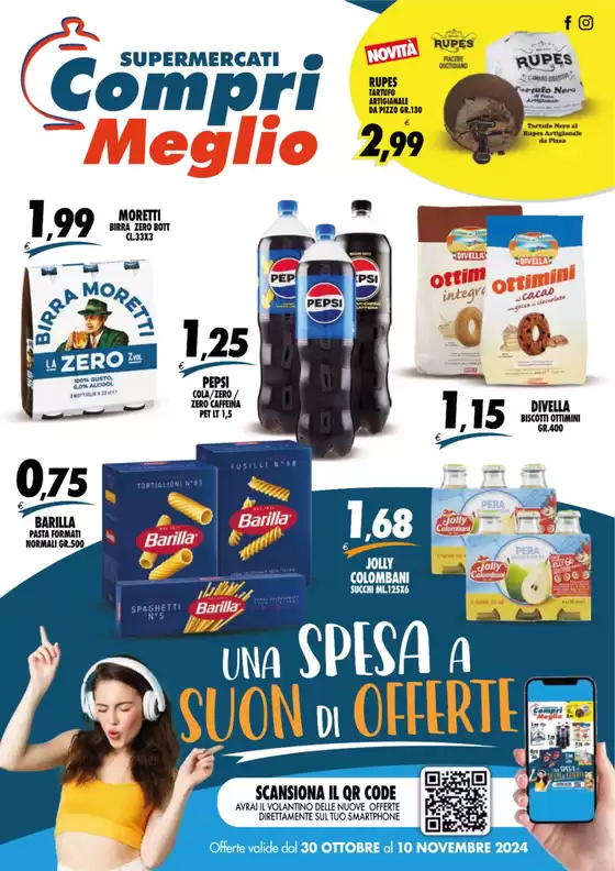 Volantino Compri Meglio a Careri | Una spesa a suon di offerte | 1/11/2024 - 10/11/2024