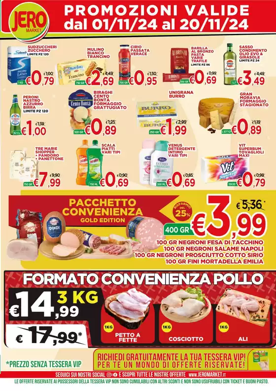 Volantino Jero Market a Benevento | Promozioni valide dal 22/11/24 al 11/12/24 | 21/11/2024 - 11/12/2024