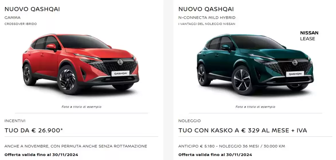 Volantino Nissan | Nuovo Qashqai | 1/11/2024 - 30/11/2024