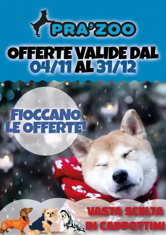 Volantino Pra'Zoo a Cornuda | Fioccano le offerte! | 4/11/2024 - 31/12/2024