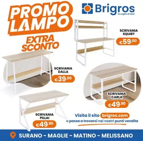 Volantino Brigros a Surano | Promo lampo | 4/11/2024 - 30/11/2024