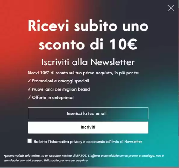 Volantino Naïma a Roma | Ricevi un buono sconto di 10 Euro  | 4/11/2024 - 30/11/2024