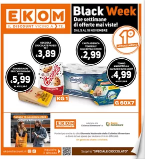 Offerte di Discount a Genova | Black Week in Ekom | 4/11/2024 - 18/11/2024