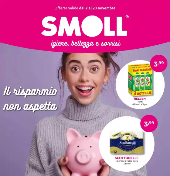 Volantino Smoll a Capranica | Ul risparmio non aspetta | 7/11/2024 - 23/11/2024