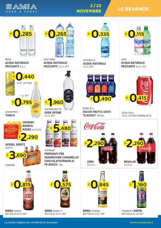 Volantino Samia Cash and Carry a Seregno | Scorpi le offerte | 4/11/2024 - 22/11/2024