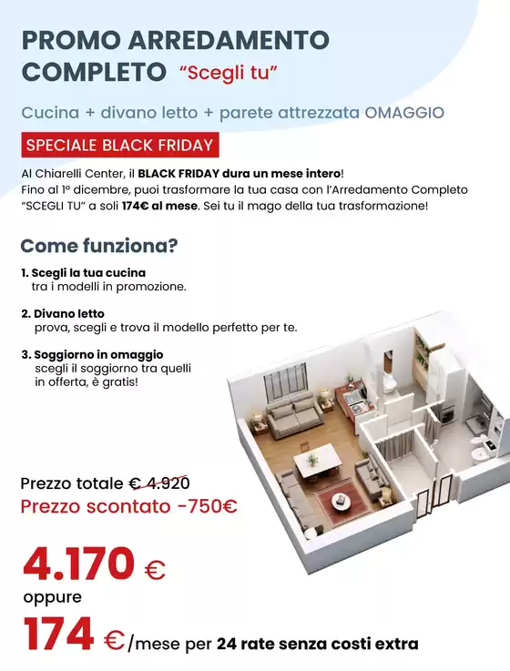 Volantino Chiarelli Center a Martina Franca | Offerte | 4/11/2024 - 1/12/2024